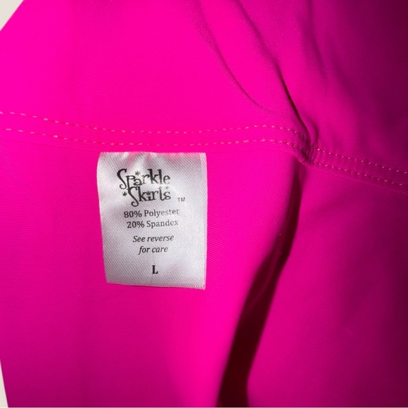 Sparkle Skirts Athletic Skort Floral Multicolor L Built-In Shorts Activewear - Picture 6 of 7